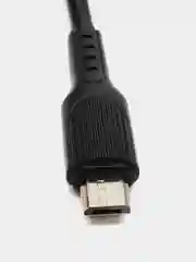 Белый кабель USB micro, Lightning, 25 см, 2,4А с быстрой зарядкой, EC-085M Earldom