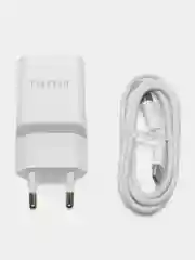 Сетевое зарядное устройство СЗУ Блок 20W Type-C,  Earldom EU30 белый, Lightning