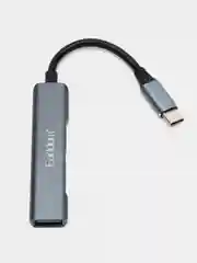 HUB USB+Type-C, 3 x USB 3.0 Earldom ET-HUB10 хаб / USB-C HAB, хаб