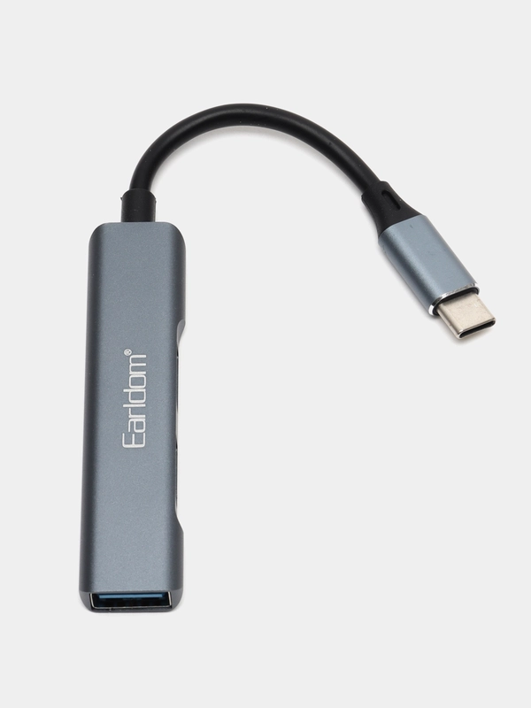HUB USB+Type-C, 3 x USB 3.0 Earldom ET-HUB10 хаб / USB-C HAB, хаб