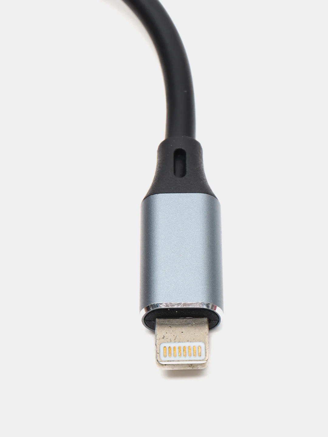 Разветвитель адаптер переходник Lightning OTG HUB Хаб Earldom 2USB 3.0 + Lightning серебро