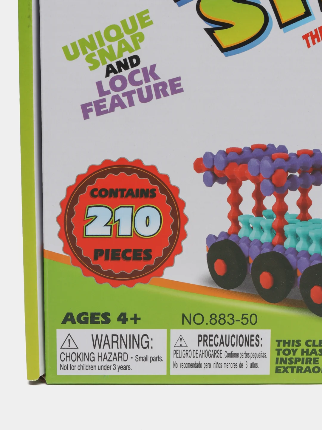 Конструктор "Игровые палочки", набор №6, 210 деталей