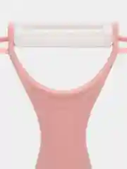 Розовый овощечистка керамическая
