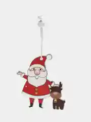 Коралловый ёлочные игрушки, деревянные, 12 штук