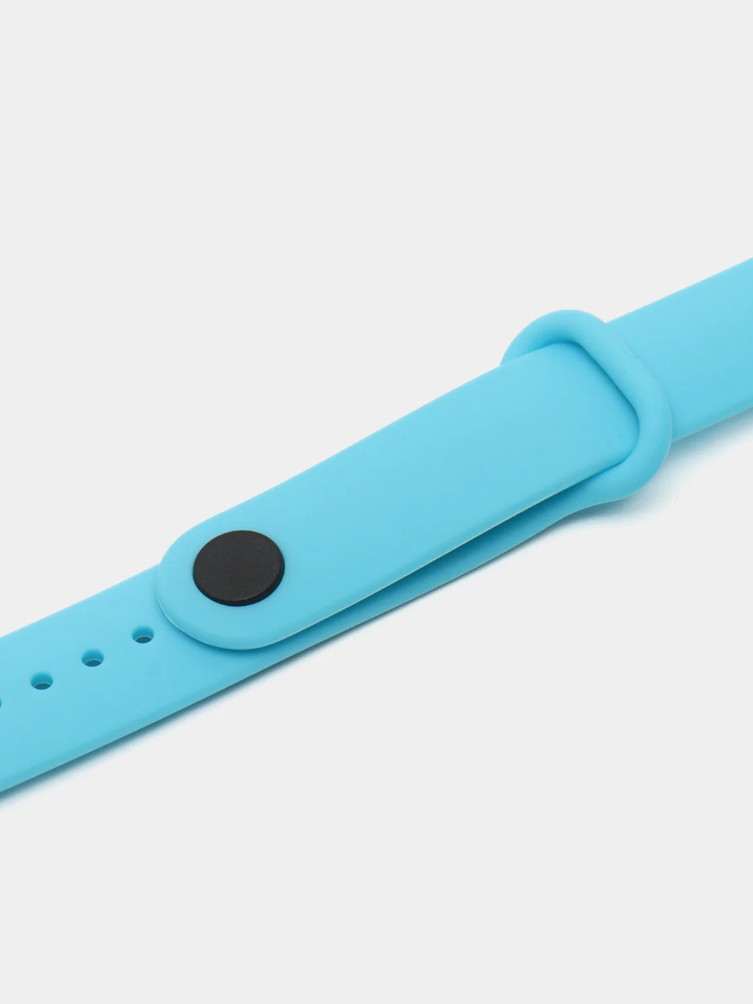 Белый силиконовый ремешок на Xiaomi Mi Band 8