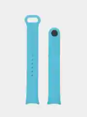 Голубой силиконовый ремешок на Xiaomi Mi Band 8