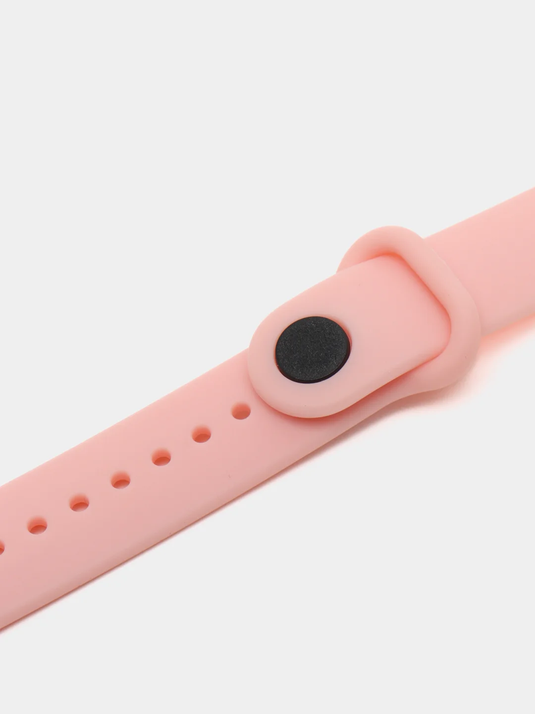 Розовый силиконовый ремешок на Xiaomi Mi Band 8