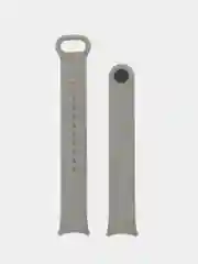Серый силиконовый ремешок на Xiaomi Mi Band 8
