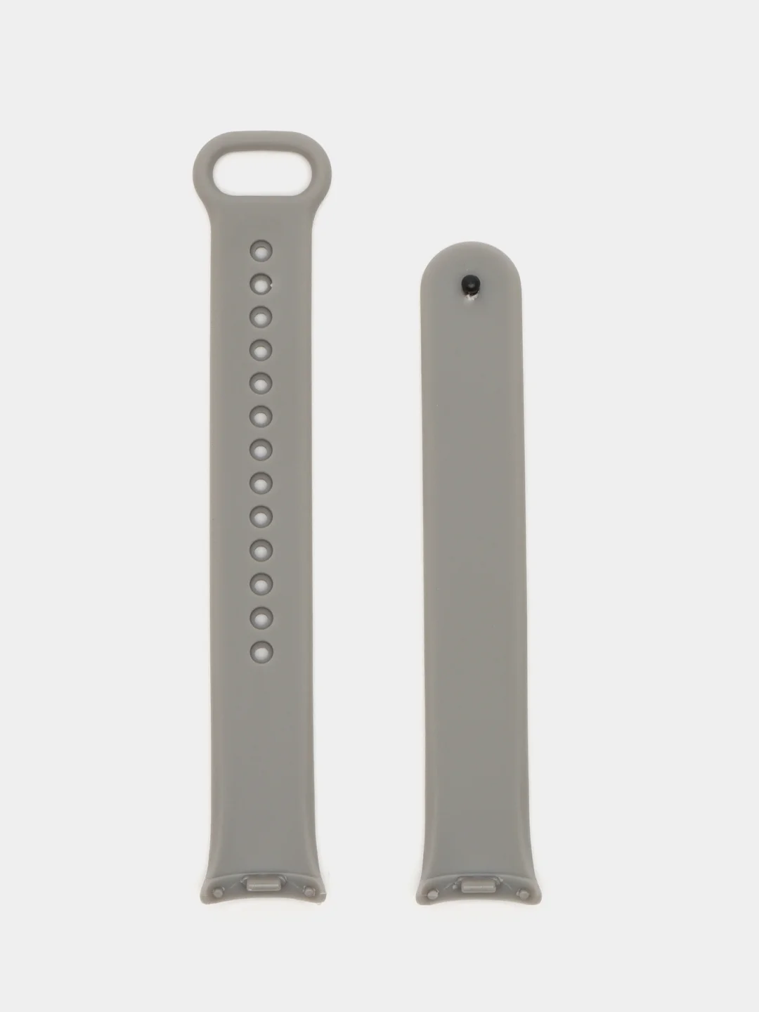 Серый силиконовый ремешок на Xiaomi Mi Band 8