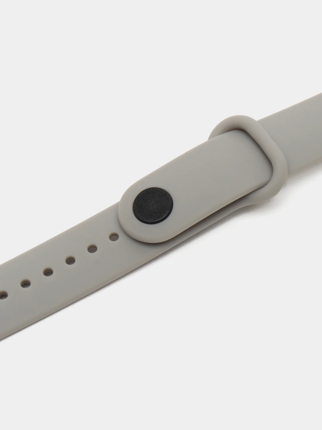 Серый силиконовый ремешок на Xiaomi Mi Band 8