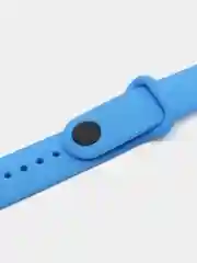 Синий силиконовый ремешок на Xiaomi Mi Band 8
