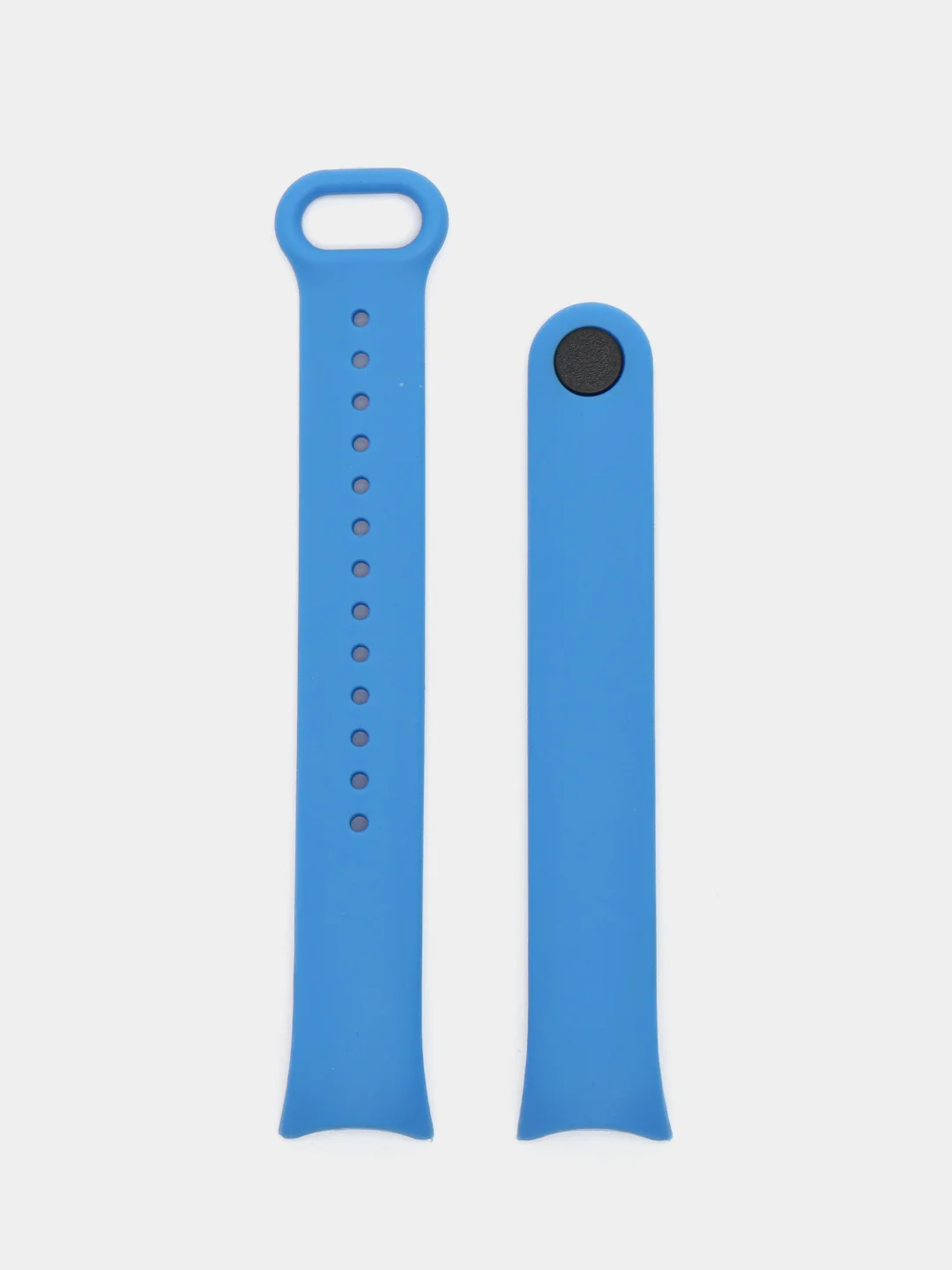 Синий силиконовый ремешок на Xiaomi Mi Band 8