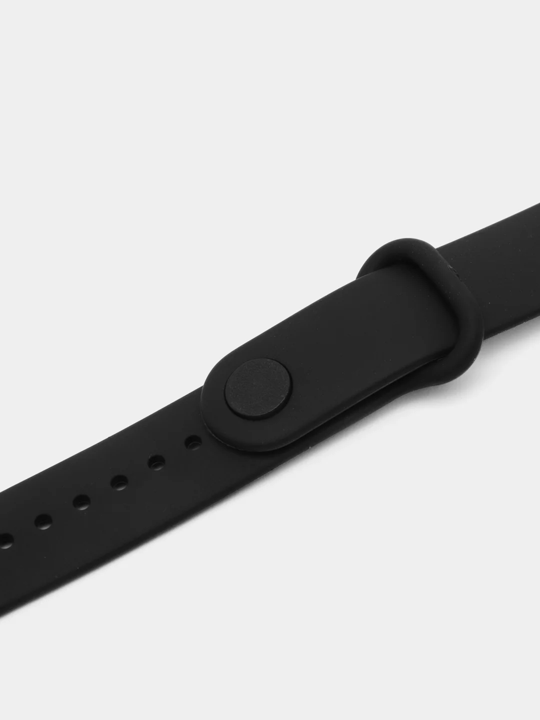 Черный силиконовый ремешок на Xiaomi Mi Band 8