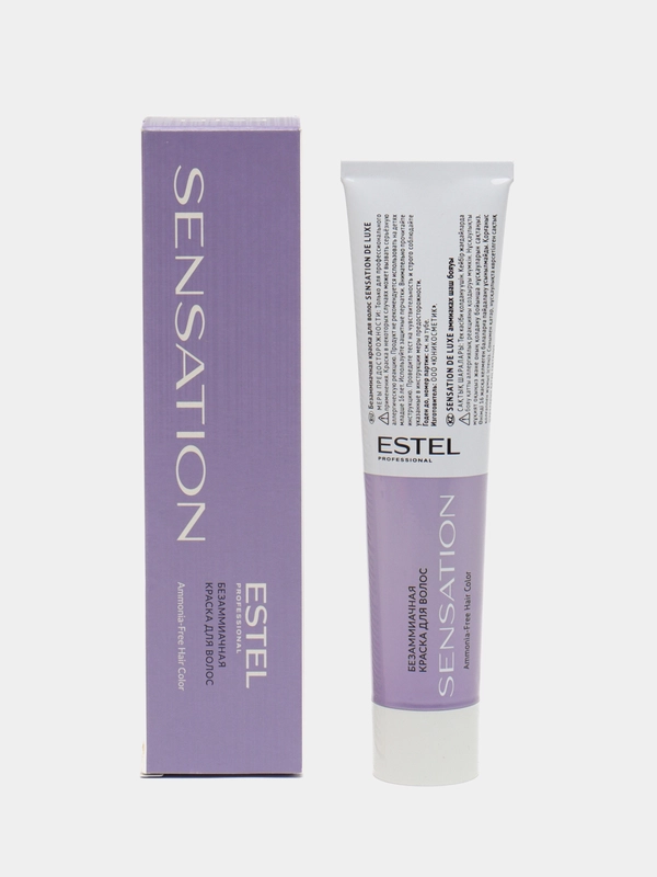Вся палитра Безаммиачная крем-краска  для волос SENSATION deluxe estel , 60 ml