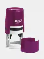 Фиолетовый оснастка для печати Colop Printer R40, с боксом, d 40 мм
