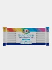 Пластилин Гамма "Классический", белый, 250г