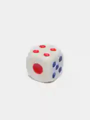Кости игральные, 1.2 х 1.2 см, для настольных игр, кубики, дайсы, зарики
