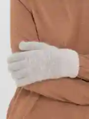 Серый металлик перчатки женские, двухслойные, зимние, экомех