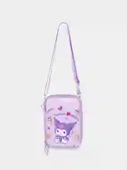 Лавандовый сумка через плечо для девочек, кросс-боди, Anime Kuromi