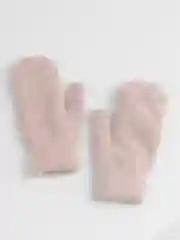 Бордовый варежки женские, зимние, теплые