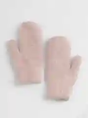 Бордовый варежки женские, зимние, теплые