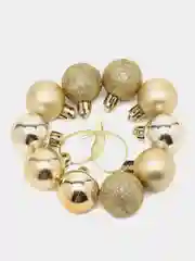 Золотой елочные игрушки