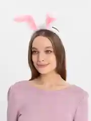 Ободок ушки зайчика, уши зайца, ободок светящийся