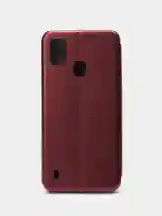 Пурпурный чехол-книжка для ZTE Blade A51 / ЗТЕ Блейд A51