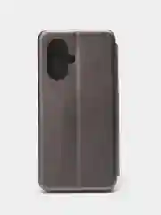 Серебряный чехол-книжка для Realme 10 Pro Plus (Реалми 10 Про Плюс)