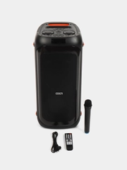 Колонка Bluetooth 639 2 x 8", 3600mAh, беспр. микрофон, Bluetooth/USB/TF/AUX/FM