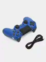 Синий геймпад джойстик DualShock для PS4, телефона и ПК, беспроводной, сенсорный пад