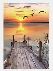 Алмазная живопись / Картина стразами 30*40 см