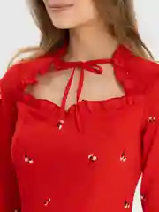 Красный платье, шелковое, женское