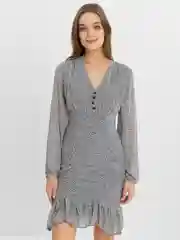 Белый платье женское, шифоновое
