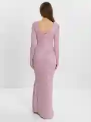 Розовый платье с разрезом, женское, вечернее, макси, блестящее
