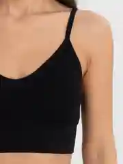 Черный топ бесшовный