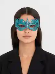 Синий маска карнавальная