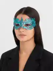 Синий маска карнавальная