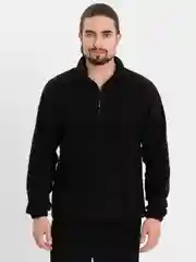 Синий костюм спортивный мужской, утепленный, флисовый