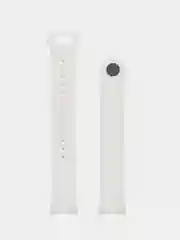 Белый силиконовый ремешок на Xiaomi Mi Band 8
