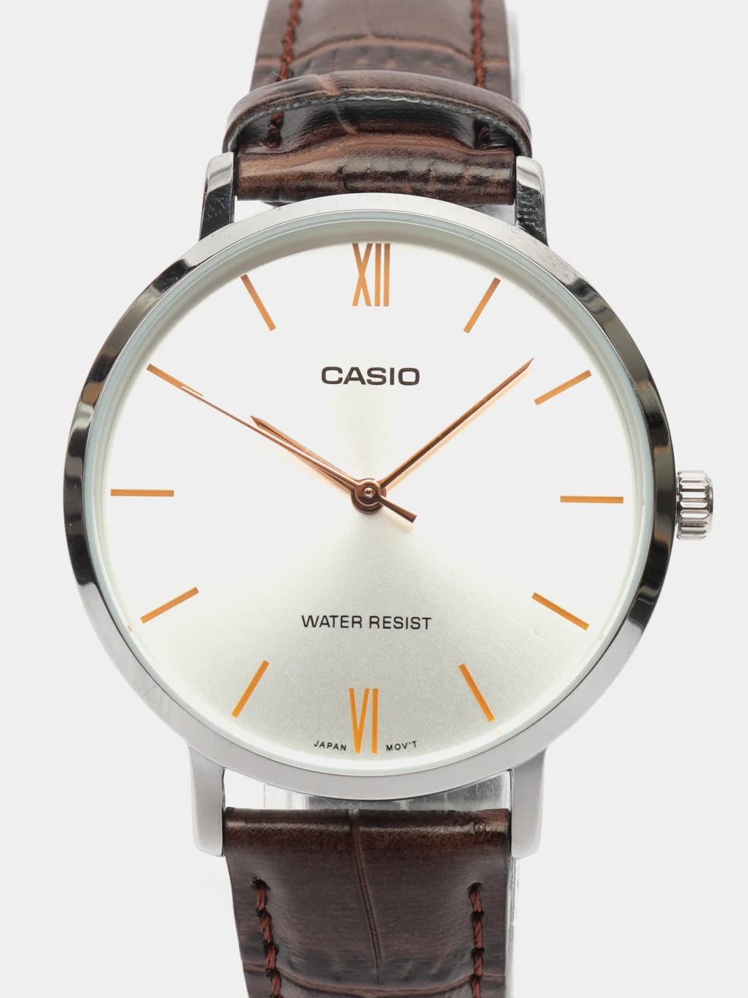 Коричневый часы наручные Casio Collection LTP-VT01