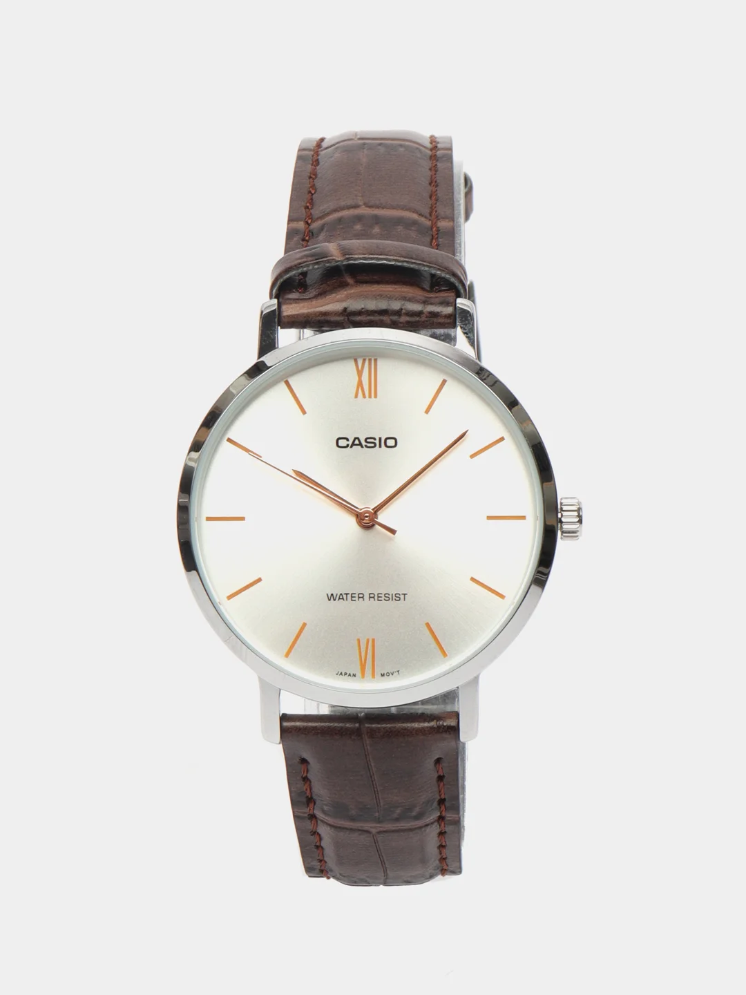 Коричневый часы наручные Casio Collection LTP-VT01