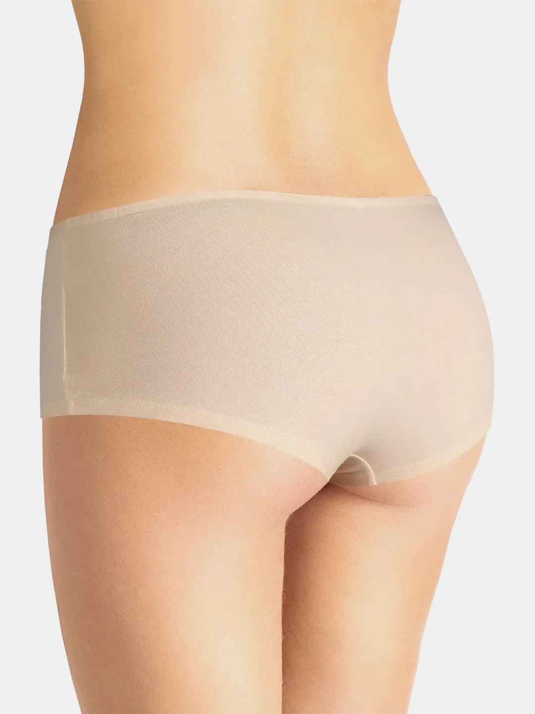 Бежевый трусы женские Clever Wear шорты хлопок нижнее белье клевер на каждый день слипы бикини