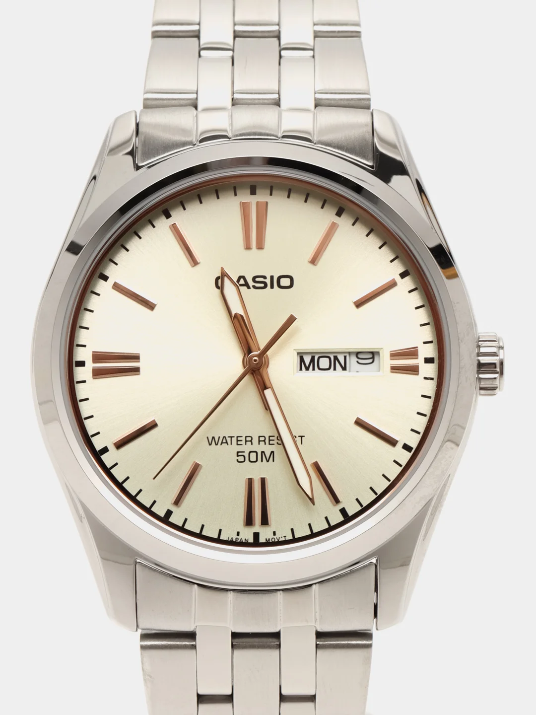 Светло-жёлтый часы наручные CASIO Collection MTP-1335D