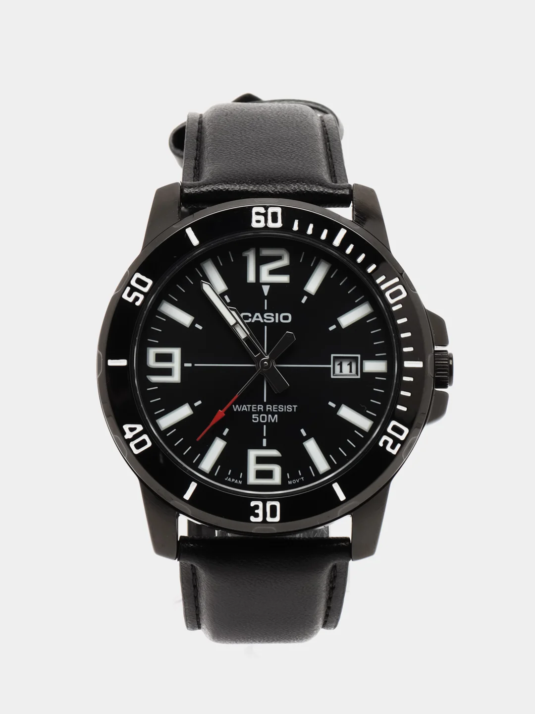 Черный часы наручные CASIO Collection MTP-VD01