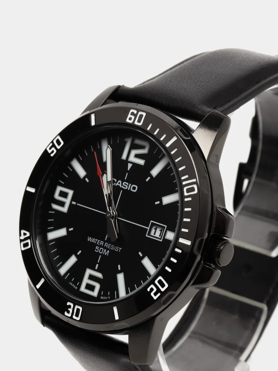 Черный часы наручные CASIO Collection MTP-VD01