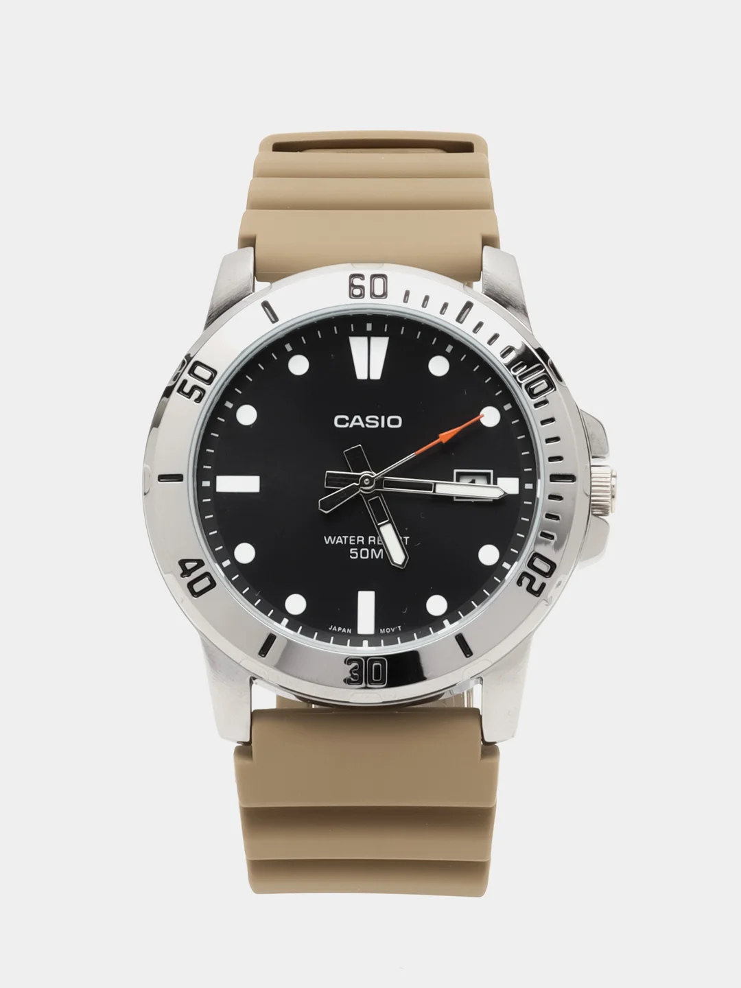 Песочный хаки часы наручные CASIO Collection MTP-VD01