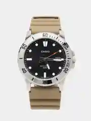 Песочный хаки часы наручные CASIO Collection MTP-VD01