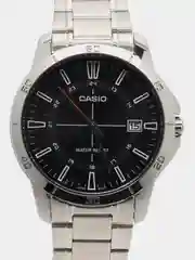 Черный часы наручные CASIO Collection MTP-V004D