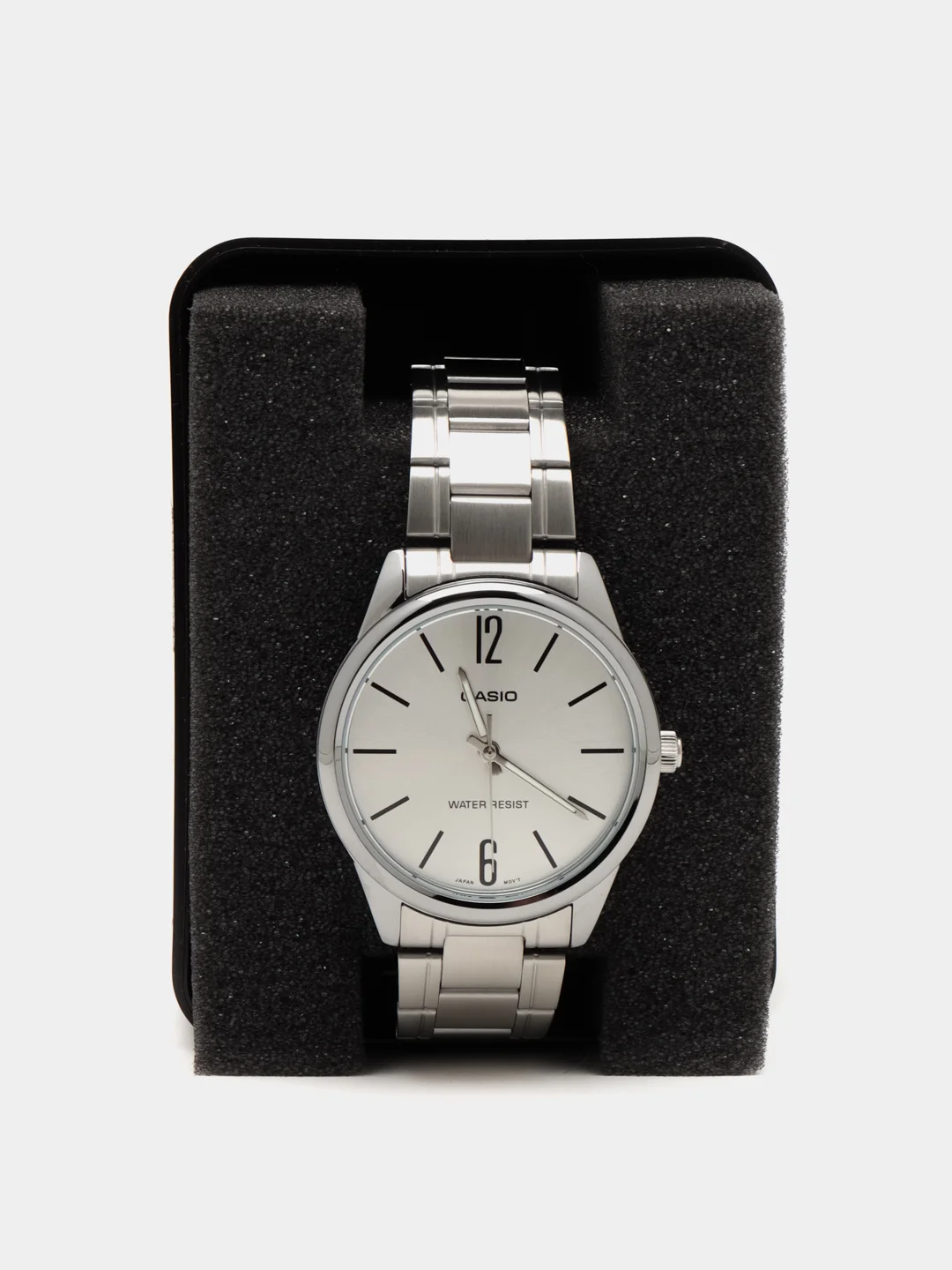 Серый металлик часы наручные Casio Collection MTP-V005